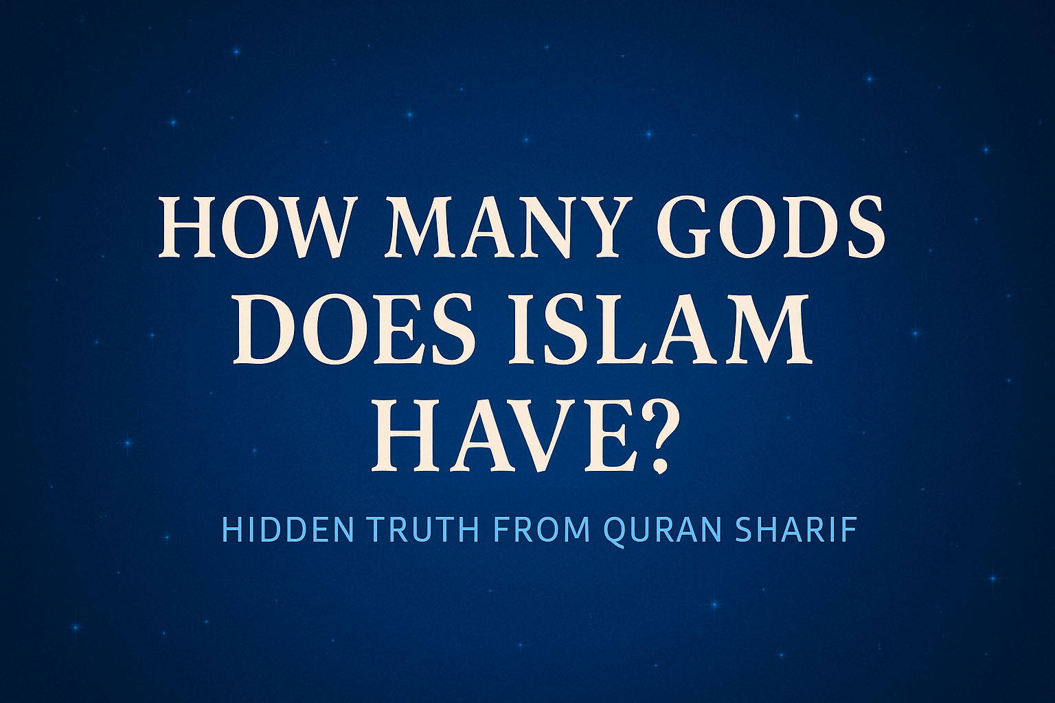 God in islam
